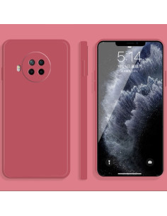 Cover Redmi Note 9 Pro Silicone Liquido Viola Rosso