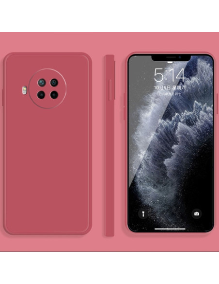Cover Redmi Note 9 Pro Silicone Viola Rosso | Melacompro