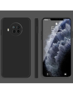 Cover Redmi Note 9 Pro Silicone Liquido Viola Nero