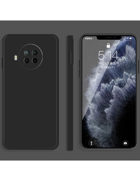 Cover Redmi Note 9 Pro Silicone Viola Nero | Melacompro