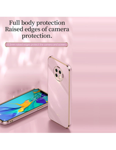 Cover Redmi Note 9 5G TPU Antiurto Nero Rosa | Melacompro