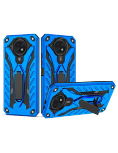 Cover Redmi Note 9 5G TPU + PC Antiurto Rosso Blu