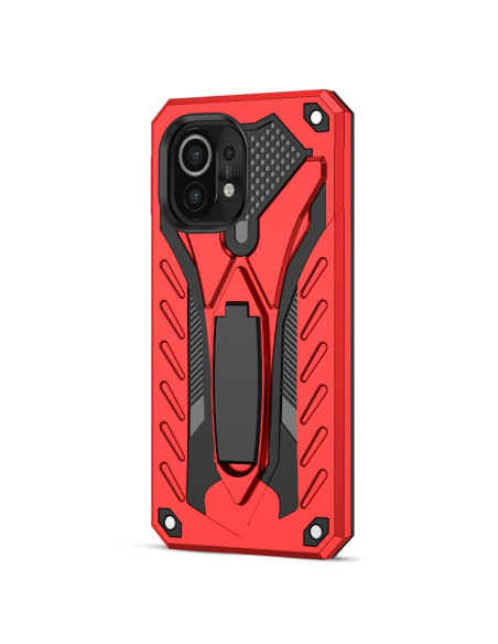 Cover Xiaomi Mi 11 TPU + PC Antiurto Rosso | Melacompro