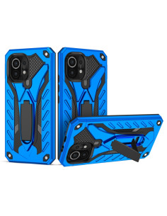 Cover Xiaomi Mi 11 TPU + PC Antiurto Nero Blu