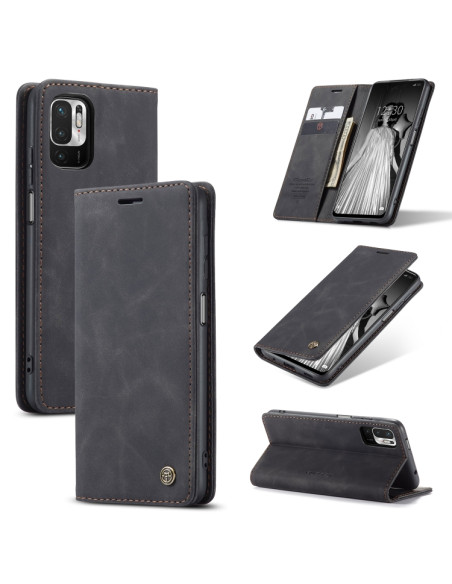 Cover Redmi Note 10 5G Pelle Nero | Melacompro