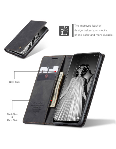 Cover Redmi Note 10 5G Pelle Nero | Melacompro