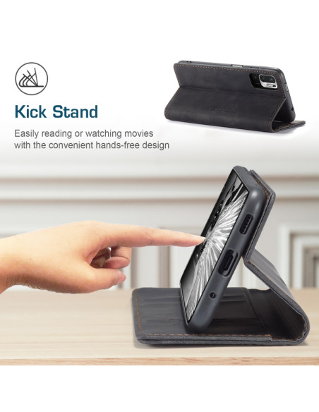 Cover Redmi Note 10 5G Pelle Nero | Melacompro