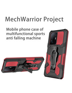 Cover Xiaomi Mi 11T TPU Antiurto Nero Rosso | Melacompro 2