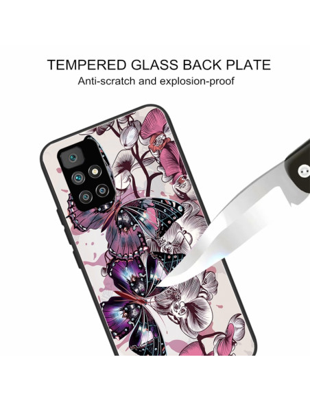 Cover Redmi 10 Vetro Temperato Fiori | Melacompro