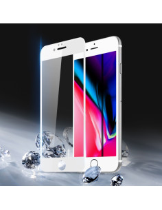 Vetro Temperato iPhone 8 Plus 9H Bianco | Melacompro 2