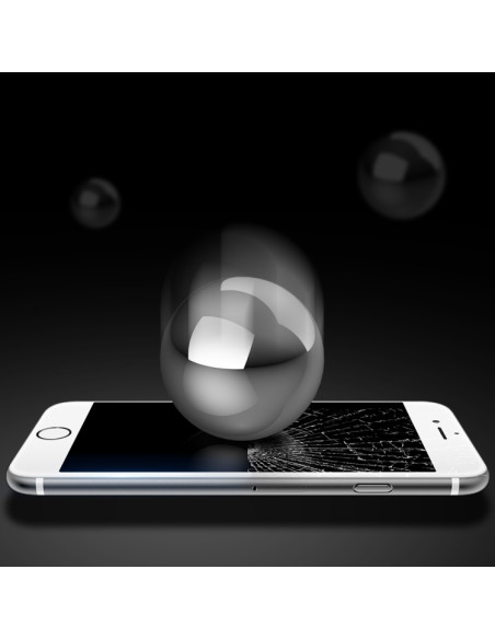 Vetro Temperato iPhone 8 Plus 9H Bianco | Melacompro