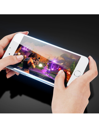 Vetro Temperato iPhone 8 Plus 9H Bianco | Melacompro