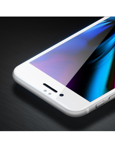 Vetro Temperato iPhone 8 Plus 9H Bianco | Melacompro