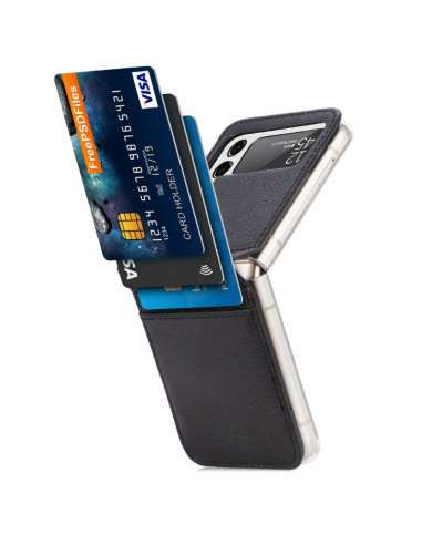 Cover Galaxy Z Flip3 5G Pelle Nero | Melacompro