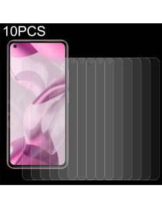For Xiaomi Mi 11 Lite 5G NE 10 PCS 0.26mm 9H 2.5D Tempered Glass Film