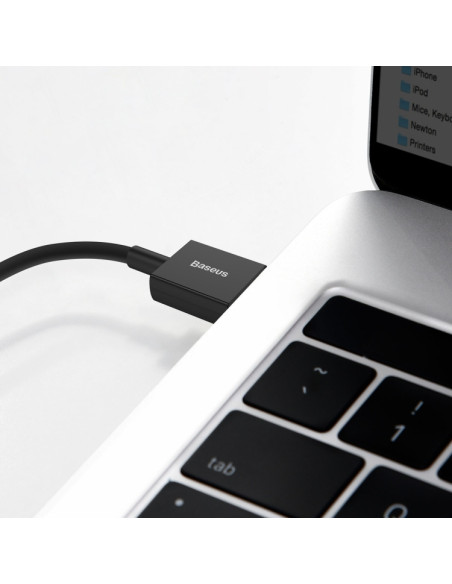 Cavo Baseus USB Lightning 2.4A 1m Nero | Melacompro