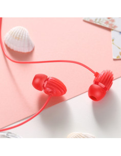 Auricolare JR-EL112S Conch II Jack 3.5mm Rosso | Melacompro 2