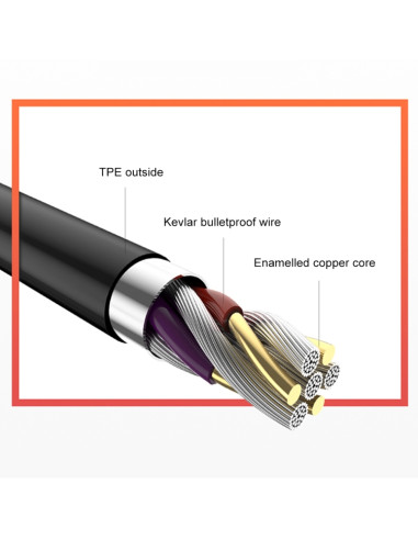 Auricolare JR-EL112S Conch II Jack 3.5mm Rosso | Melacompro