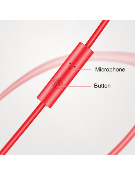 Auricolare JR-EL112S Conch II Jack 3.5mm Rosso | Melacompro