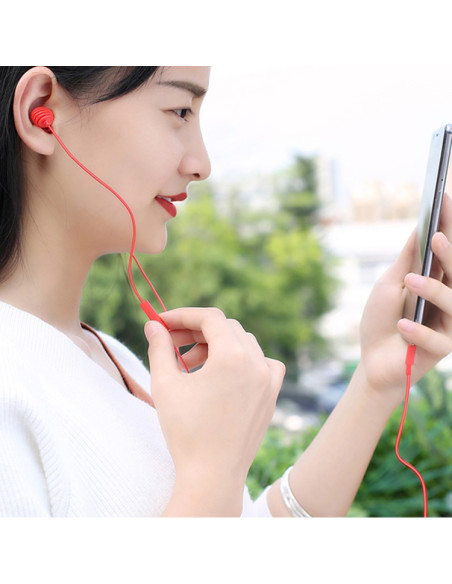 Auricolare JR-EL112S Conch II Jack 3.5mm Rosso | Melacompro