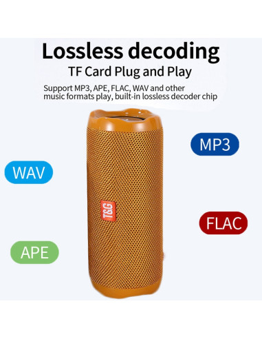 Speaker Bluetooth Impermeabile TG191 Rosso | Melacompro
