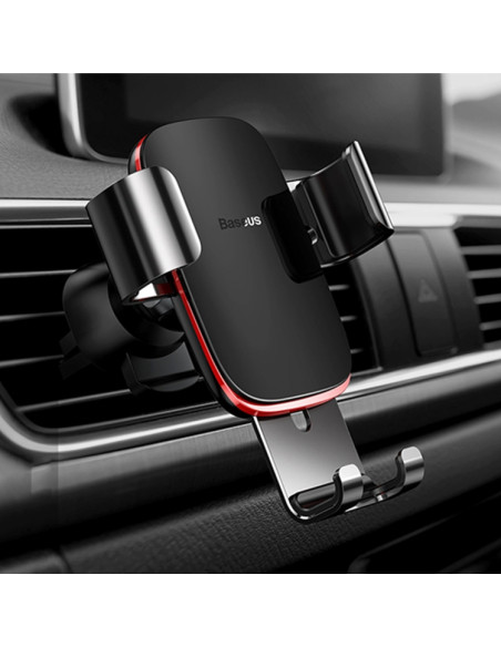 Supporto Auto Baseus Alluminio Nero | Melacompro
