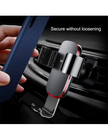 Supporto Auto Baseus Alluminio Nero | Melacompro