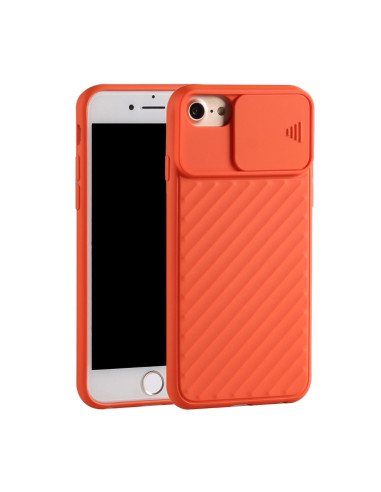 Cover iPhone SE 2020 TPU Twill Arancione | Melacompro