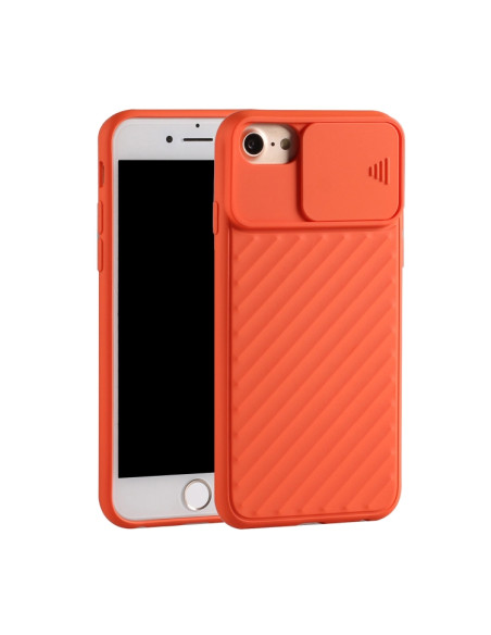 Cover iPhone SE 2020 TPU Twill Arancione | Melacompro