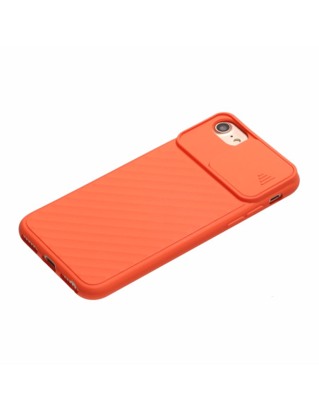 Cover iPhone SE 2020 TPU Twill Arancione | Melacompro