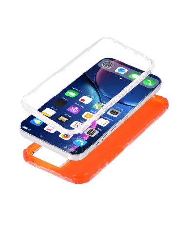 Cover iPhone 13 TPU PC Nero Rosso | Melacompro