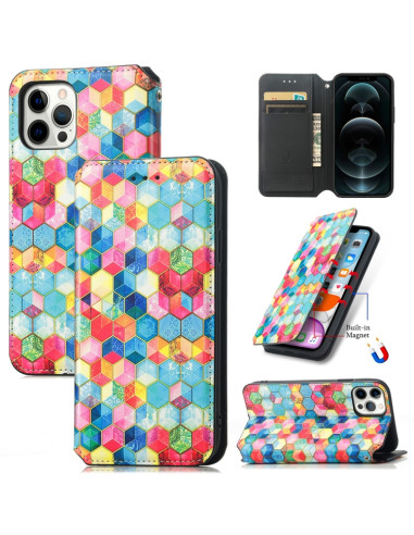 Cover iPhone 13 Pro PU Leather Spazio Magico | Melacompro