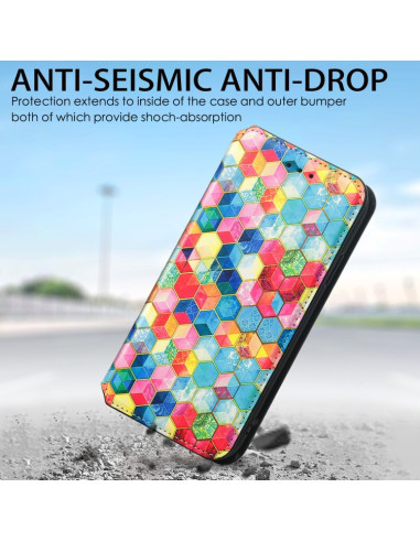 Cover iPhone 13 Pro PU Leather Spazio Magico | Melacompro