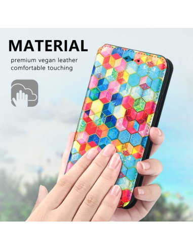 Cover iPhone 13 Pro PU Leather Spazio Magico | Melacompro