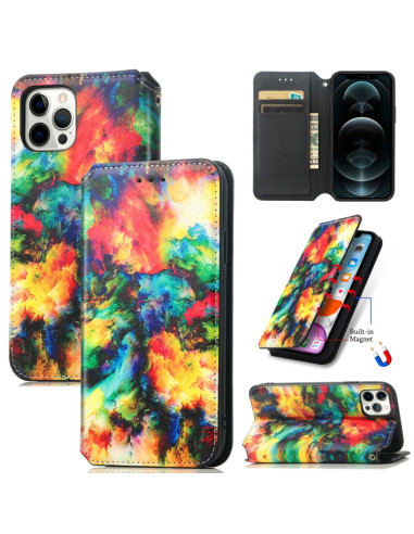 Cover iPhone 13 Pro PU Leather Flip Color cloud | Melacompro