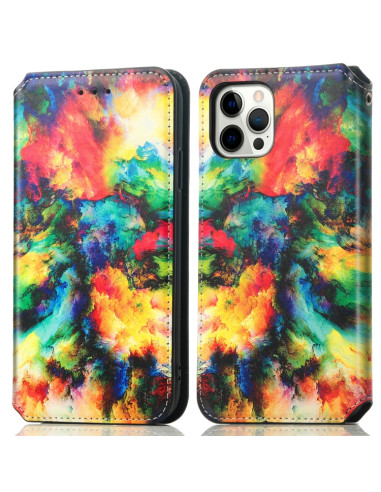 Cover iPhone 13 Pro PU Leather Flip Color cloud | Melacompro