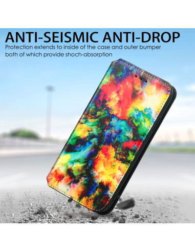 Cover iPhone 13 Pro PU Leather Flip Color cloud | Melacompro