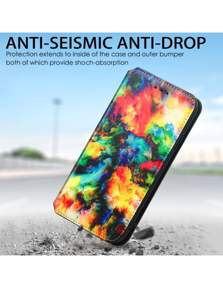 Cover iPhone 13 Pro PU Leather Flip Color cloud | Melacompro