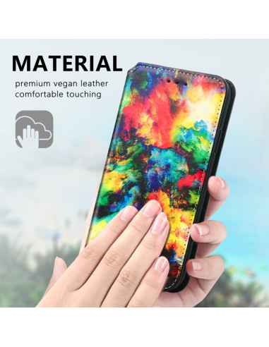 Cover iPhone 13 Pro PU Leather Flip Color cloud | Melacompro