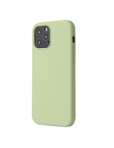 Cover iPhone 13 Pro Max Silicone Viola Matcha Verde | Melacompro