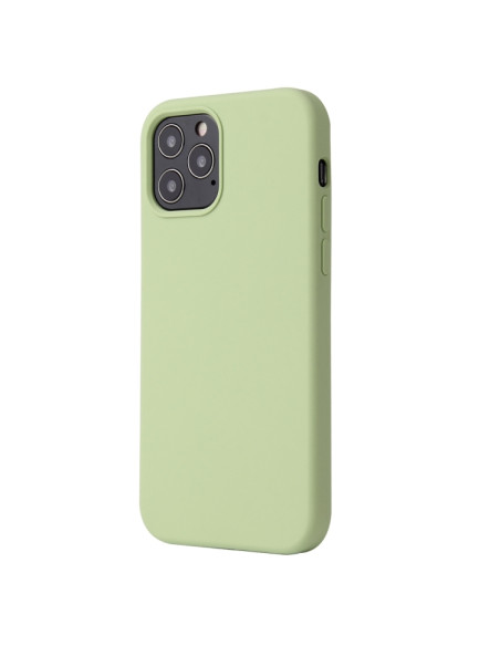 Cover iPhone 13 Pro Max Silicone Viola Matcha Verde | Melacompro