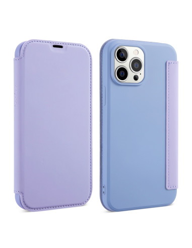 Cover iPhone 13 Pro Max Pelle PU Taro Viola | Melacompro