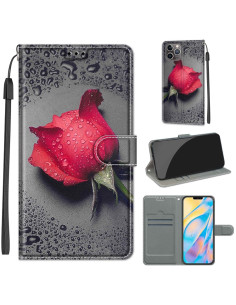 Cover iPhone 13 Pro Max Pelle PU con Supporto