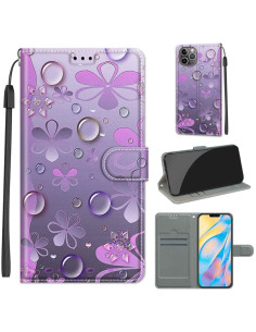 Cover iPhone 13 Pro Max Pelle PU con Supporto