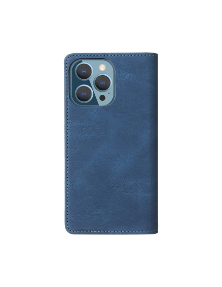 Cover iPhone 13 Pro Max Pelle PU Blu | Melacompro