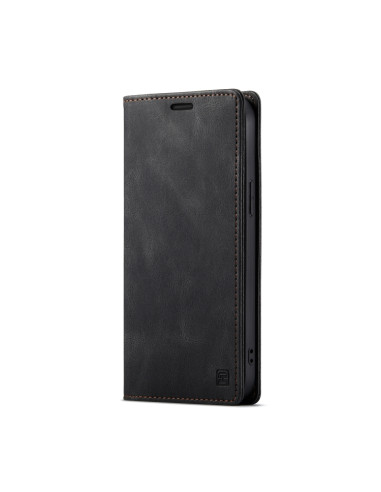 Cover iPhone 13 Pro PU Leather Flip Nero | Melacompro