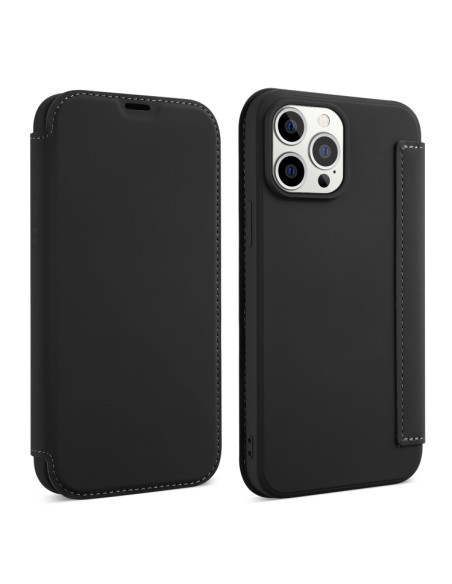 Cover iPhone 13 Pro Max Pelle PU Nero | Melacompro