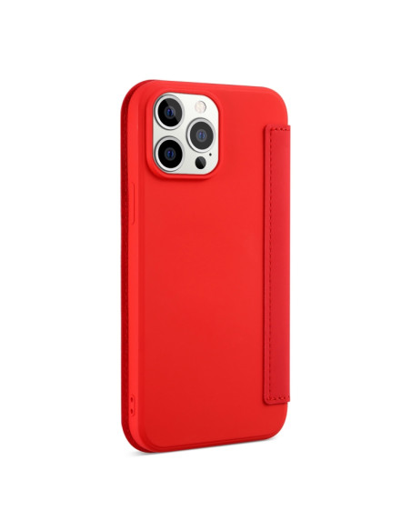 Cover iPhone 13 Pro Max Pelle PU Rosso | Melacompro