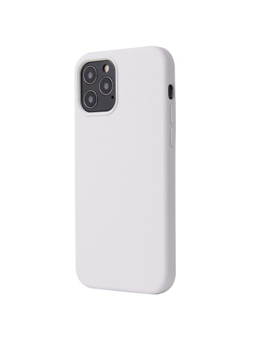 Cover iPhone 13 Pro Max Silicone Viola Bianco | Melacompro