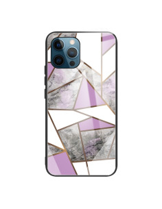 Cover iPhone 13 Pro Max Vetro Marmo Astratto